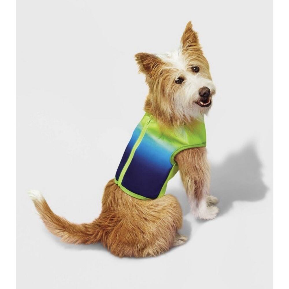Sun Squad Cooling Pet Vest Sz Small NEW Adjustable Zipper